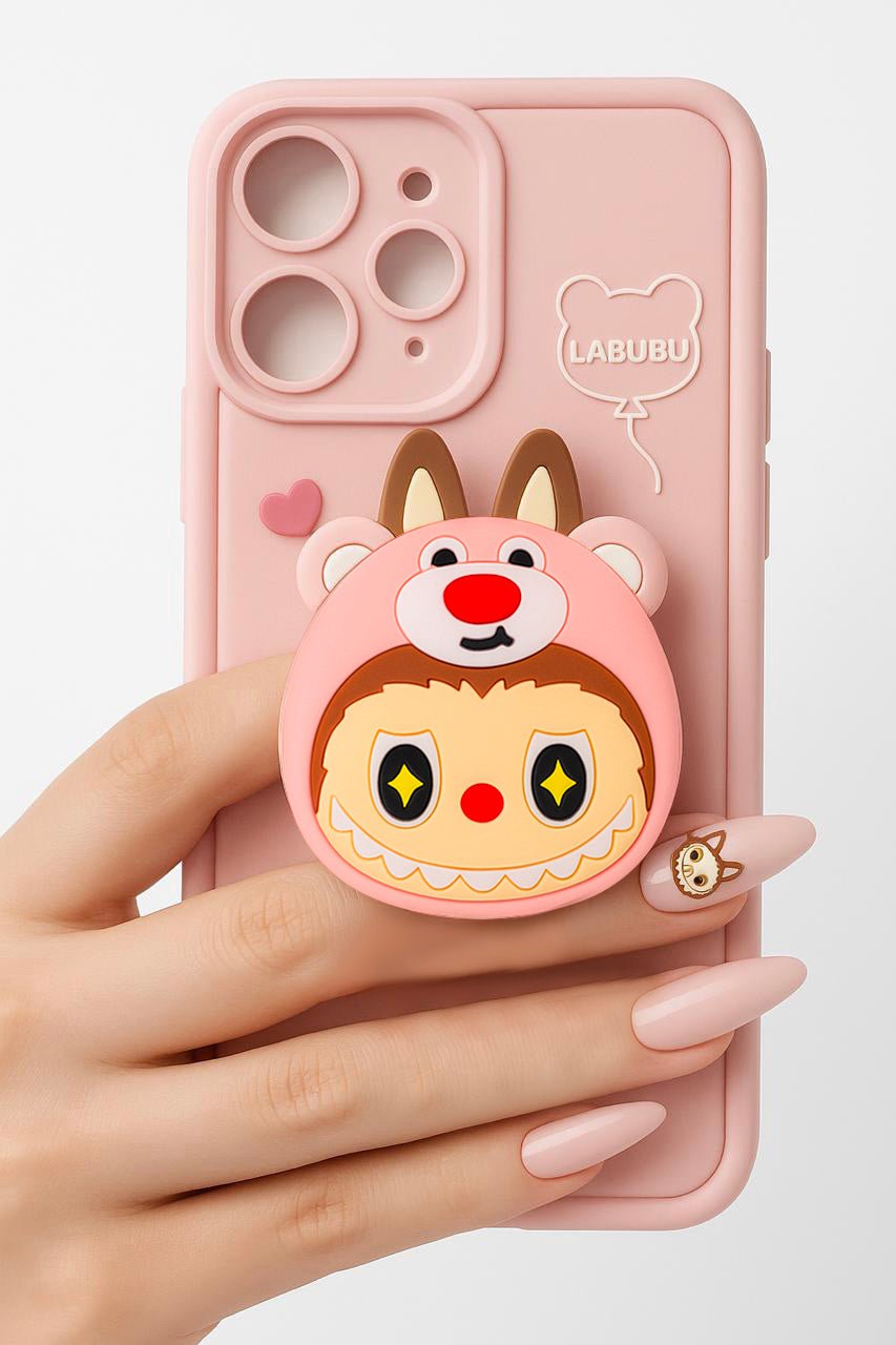 Labubu Silicon Pop Holder Back Cover - Cover - Yuwoo